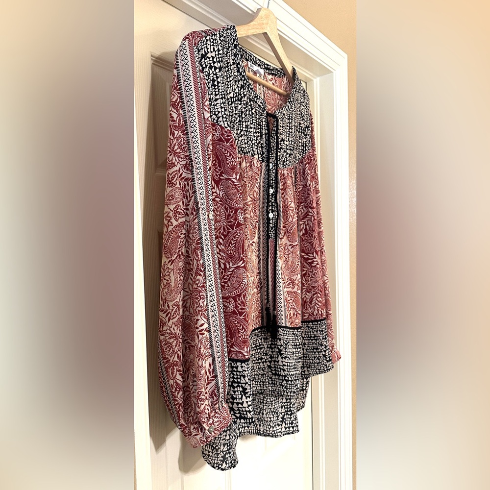 DR2 tassel peasant top - Picture 3 of 8
